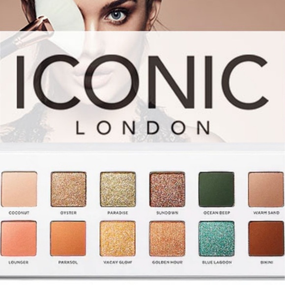 Iconic London Beachside Babe Eyeshadow Palette NIB - Picture 1 of 2